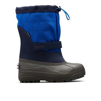 Columbia Powderbug Plus II Snow, Botas Azul Marino Rojos Para Niño | 839621-TCY